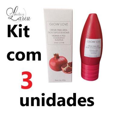 Imagem de -Kit Creme Glow Area Olhos Roma Kc (3 un.) - Max Love