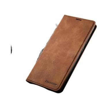 Imagem de Capa De Couro Magnética Com Flip Para iPhone pro Max Air SE 8 7 plus C