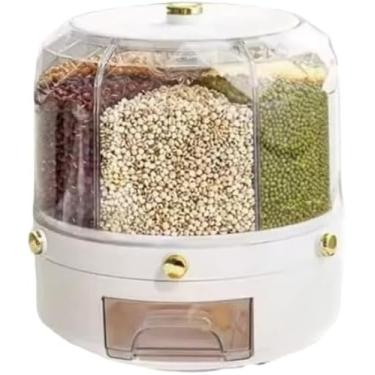 Imagem de Dispenser De Grãos Giratório 360 graus, Branco