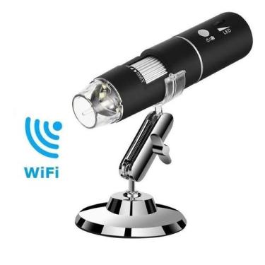 Imagem de Microscópio Lupa Digital Wifi Pelo Celular Zoom 1000x WIFI - JIAXI