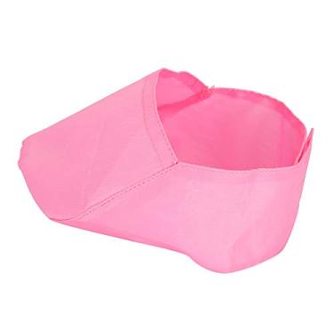 Imagem de Yctze Capa de Focinho de Gato de Estimação para Olhos e Boca - Pano de Nylon Respirável, Focinho Rosa Confortável e Lavável para Gatos - Ideal para Visitas Veterinárias e Cuidados Com a Pele (S)