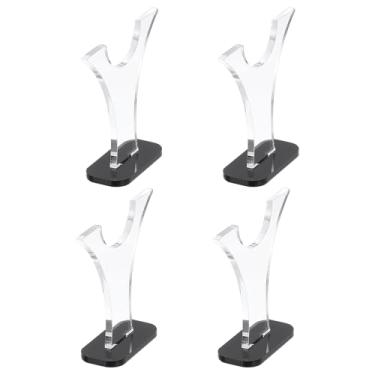 Imagem de Suporte de exibição de sabre de luz de acrílico, suporte de exibição de espada de faca de 8,5 cm, coleção de facas de lâmina fixa para exibição de faca única na decoração de casa, base preta