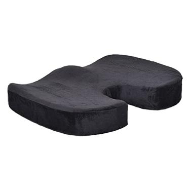 Imagem de Almofada de assento de escritório para carro, confortável, alívio da dor, suporte para nádegas, almofada de espuma de memória