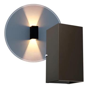 Imagem de Arandela Duplo Facho Longo Externa Dicroica Alumínio Luminár