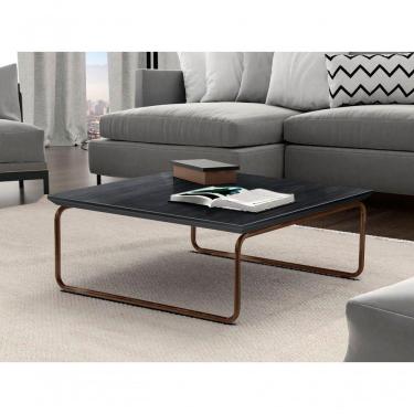 Imagem de Mesa De Centro Kairos Pé Café Bisart Decor Cor:ébano