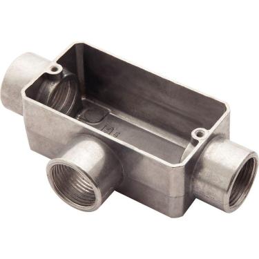 Imagem de Condulete Fixo 1/2" Tipo "t" - Sem Tampa / Rosca Bsp / Sem Pintura Tramontina