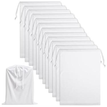 Imagem de Weewooday 12 bolsas de brinquedo de cetim para adultos com cordão de seda, armazenamento de brinquedos para adultos, bolsa dobrável multiuso, organizador de presente leve para mulheres e homens