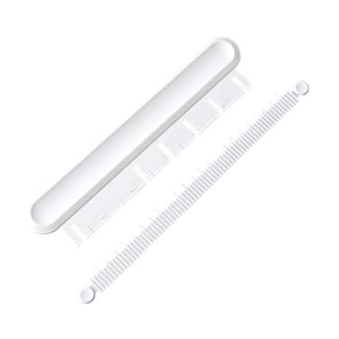 Imagem de Kaasst Marcador de bordas de bolo para formigas curvo para arranjos de flores com escala graduada ferramenta prática de decoração de sobremesa ferro