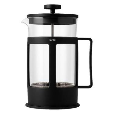 Imagem de Cafeteira Prensa Francesa Gh3 Com Filtro Inox Reutilizável