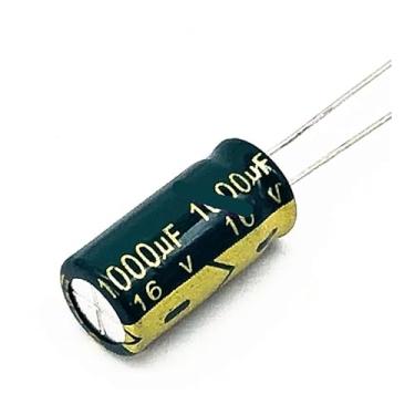 Imagem de 200 pçs/lote P92 1000uf16V baixa ESR/impedância capacitor eletrolítico de alumínio de alta frequência tamanho 8 * 16 16 V 1000uf 20%