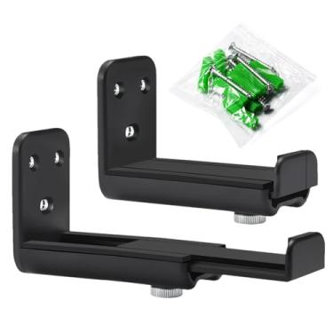 Imagem de Suporte de barra de som sob TV | Suportes de som de parede, kit de rack de barra de som ajustável de 3,5 a 5,4 polegadas de profundidade para casa, sala de estar, sob TV, quarto, hotel