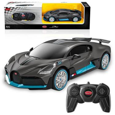 Imagem de Carro de controle remoto BEZGAR Bugatti 1:24 para meninos, meninas e a