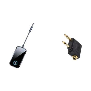 Imagem de Adaptador De Áudio Bluetooth 5.4 Para Carro Com Microfone De 3.5MM, Re