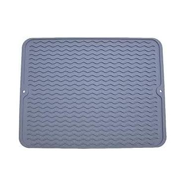 Imagem de Tapete escorredor De Silicone Protetor De Panelas E Pratos de Pia E Cozinha