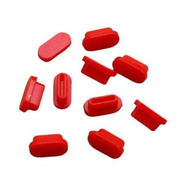 Imagem de Protetor De Poeira Para Porta De Carregamento USB Tipo-C 10pcs Capa De