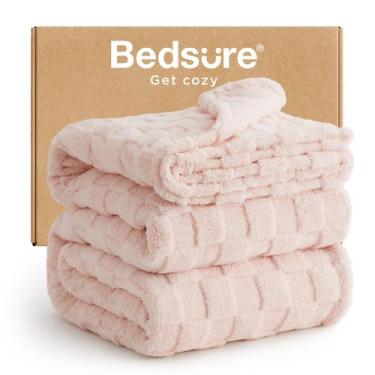 Imagem de Manta Bedsure GentleSoft King California Rosa Claro