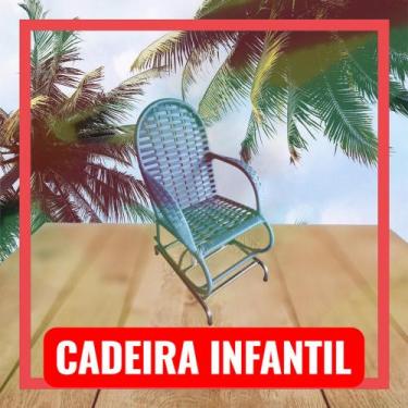 Imagem de Cadeiras infantil com 2 molas fibra sala quarto ária terraço jardim - 