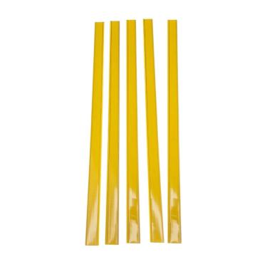 Imagem de Porta Etiqueta Universal Bandeja 89 Cm Amarelo Kit 5