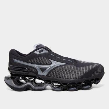 Imagem de Tênis Mizuno Wave Prophecy 15, Preto, Cinza, 42