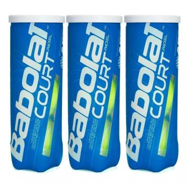 Imagem de Bola De Padel Babolat Court - Pack 3 Tubos