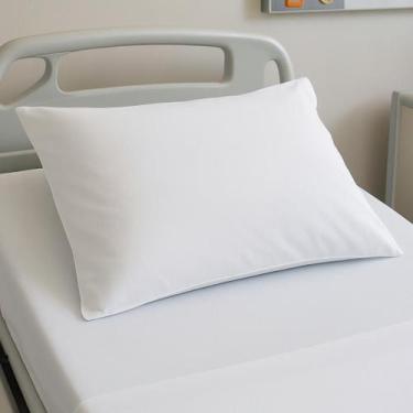 Imagem de Fronha Profissional 100 Algodão com Aba Hospital Clínica Hotel Pousada