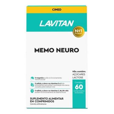 Imagem de Lavitan Memo Neuro 60 Comprimidos Suplemento Vitaminico Em Comprimidos