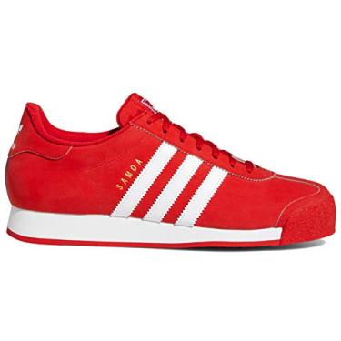 Imagem de adidas Novos sapatos masculinos originais Samoa tamanho, Vermelho escarlate, branco, 42