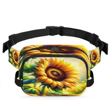 Imagem de Pochete preta para mulheres e homens com alça ajustável, bolsa transversal, bolsa de peito, bolsa tiracolo, Cor 4