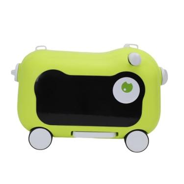 Imagem de Yunir Bagagem de Passeio Infantil, Mala de Viagem para Crianças, Capacidade de 6,61 Lb, Bagagem de Mão para Crianças Com Rodas, Bagagem de Carrinho Infantil Com Alça de Ombro (Verde)