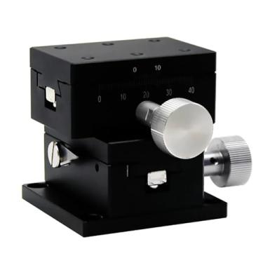 Imagem de Eixo XY LWY4060 40 * 60 MM Ranhura em cauda de andorinha Mesa deslizante de alta precisão Botão de engrenagem da plataforma de mudança manual Ajustar guia linear deslizante