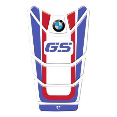 Imagem de Protetor Tanque Moto Bmw Gs 1200 1250 2020 Acima Azul Azul Vermelho E Branco