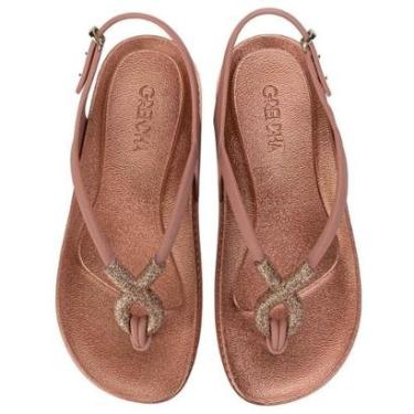 Imagem de Sandalia Feminina Rasteira Musa Fashion Brilho Grendha-Feminino
