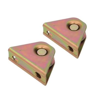 Imagem de WALFRONT Polia de Roda Com Ranhura Em V, 2 Peças, 38mm de Diâmetro, Design Removível, Rodízio de Portão Deslizante para Portas Motorizadas, Carrinhos Industriais