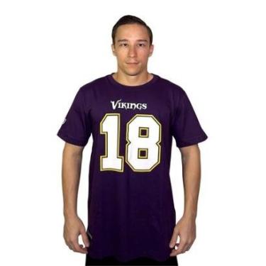 Imagem de Camiseta NFL Vikings Jefferson NF128 - Roxa-Unissex