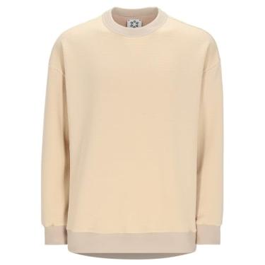 Imagem de Obermeyer Camiseta masculina Explorer Tech Crew, Cimento, M