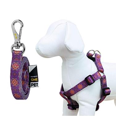 Imagem de Peitoral e Guia Para Cachorro Number One Mandala