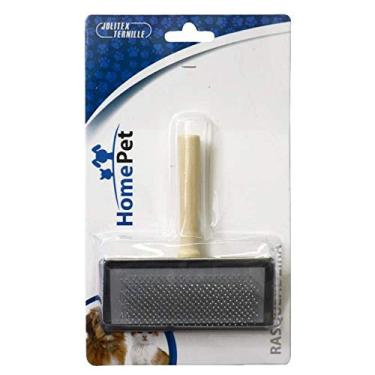 Imagem de Escova Para Cães e Gatos Rasqueadeira Cabo de Madeira Home Pet