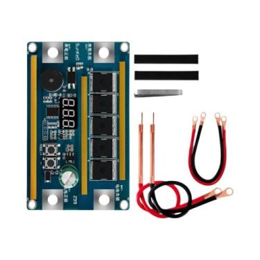 Imagem de Kit De Soldador Digital Ajustável 12V Com 99 Níveis Para Bateria De Lí