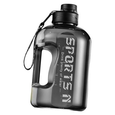 Imagem de Colaxi Garrafa de água, de grande capacidade, criativa, com canudo e escala precisa, ideal para corrida, exercícios e verão.