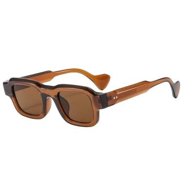 Imagem de Óculos de Sol UV400 - Armação Pequena com Rebites e Estampa de Leopardo Punk para Homens e Mulheres, Ideais para Esportes ao Ar Livre, Corrida, Ciclismo e Chá