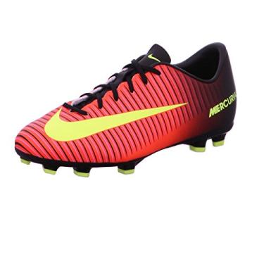 Imagem de Nike Jr. Mercurial Vapor XI FG Soccer Cleat (2.5Y) Total Crimson, Black