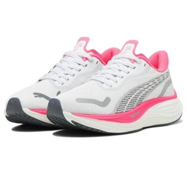 Imagem de PUMA Tênis de corrida feminino Velocity Nitro 3, Puma Branco/Sunset Glow, 36