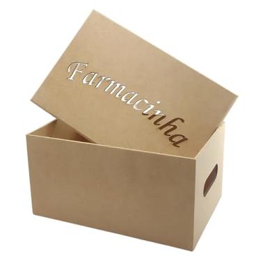 Imagem de Caixa Farmacinha, Farmacinha MDF, Caixa Farmácia MDF. Ideal para a Organização de Remédios. O Acabamento Natural Oferece a Possibilidade de Customização. Use Sua Criatividade! (Farmacinha-2)