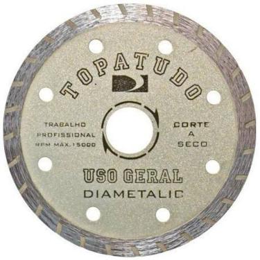 Imagem de Disco De Corte Diamantado Turbo 110Mm Topa Tudo 6 Unidades