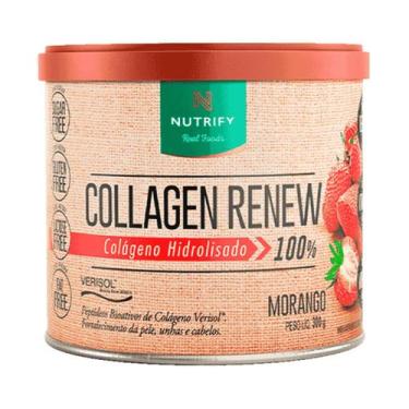 Imagem de Collagen Renew Lata 300g Nutrify / MORANGO