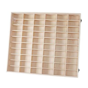 Imagem de Esquirla Vitrine multifuncional de madeira para exibição de miniaturas de carros, organizador de ornamentos e bonecas, ideal para lojas de varejo e, com Tampa