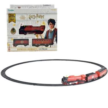 Imagem de Brinquedo Ferrovia Expresso Hogwarts Harry Potter - 13 Pçs - Candide