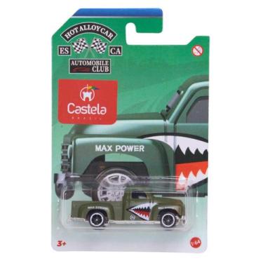 Imagem de Miniatura Carrinho Max Power Verde Escala 1:64 Metal Castela