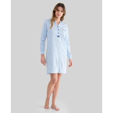Imagem de Camisola Floral - Lohe, Azul celeste, G