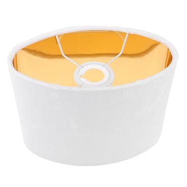 Imagem de 1 peça abajur abajur para luminárias de chão rústica arandelas de parede mini decoração abajures ovais para luminárias de chão boho abajur protetor protetor capa de abajur tecido azul simples abajur (